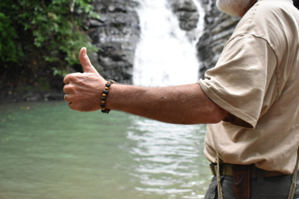 Coffee Bean Bracelet with Natural Wood - Image 4